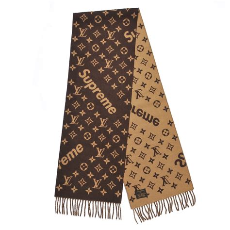 lv scarf supreme|genuine louis vuitton scarf.